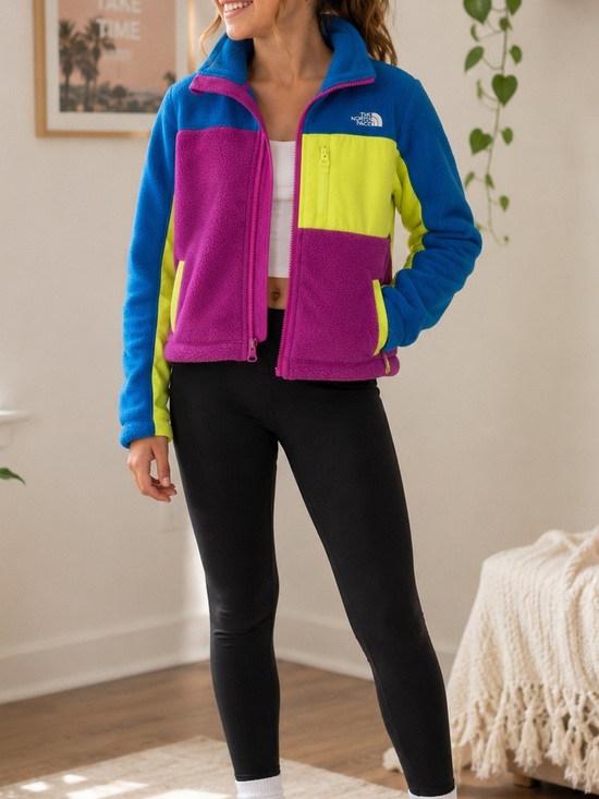 The North Face Other - The North Face NWOT Girls Fleece Mash Up Jacket